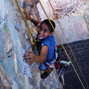 Rock Climbing with Abacus School from Chennai, 2014