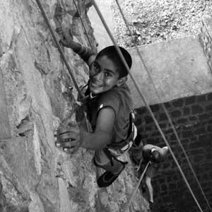 Rock Climbing with Abacus School from Chennai, 2014